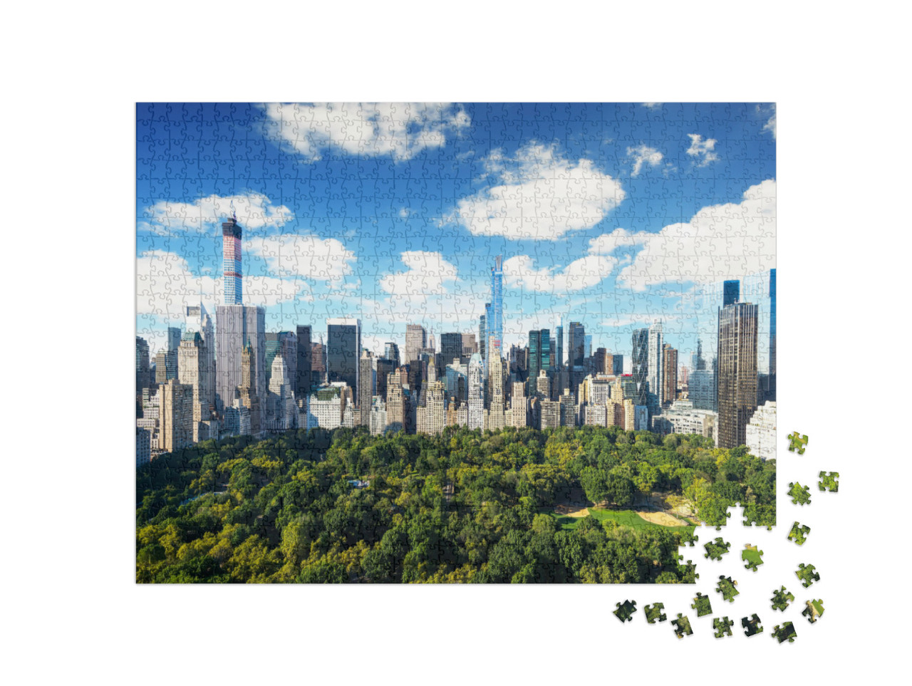 Puzzle 1000 Teile „New York City und Central Park“