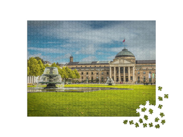 Puzzle 1000 Teile „Das historische Kurhaus und Casino von Wiesbaden“