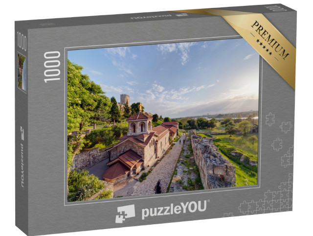 Puzzle 1000 Teile „Belgrader Festung und Kalemegdan-Park, Belgrad, Serbien“