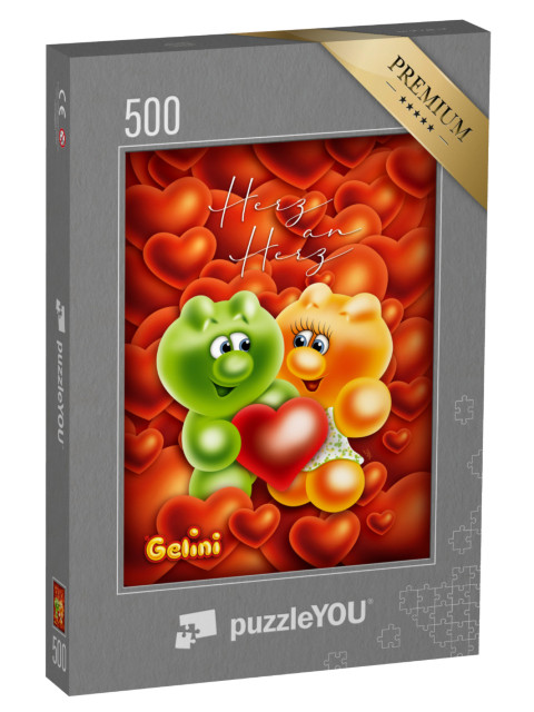 Puzzle 500 Teile „Gelini Herz“