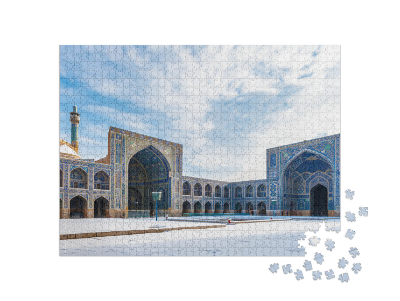 Puzzle 1000 Teile „Die Schah-Moschee in Isfahan am Naghsh-i Jahan-Platz, Iran“