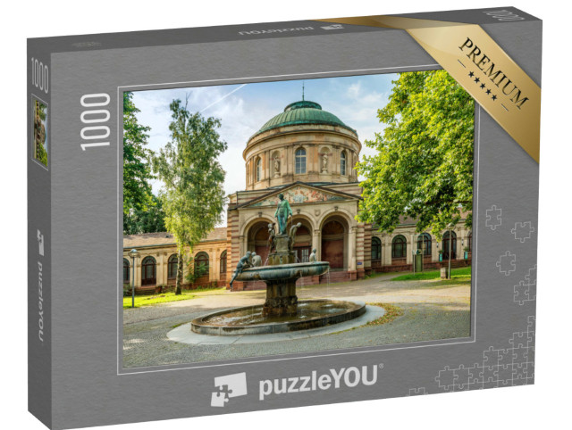Puzzle 1000 Teile „Hygieia-Brunnen in Karlsruhe“