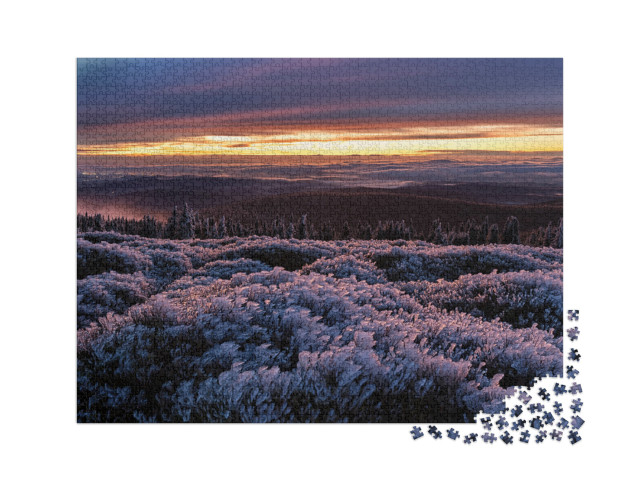 Puzzle 2000 Teile „Gebirge Jeseniky, Tschechische Republik“