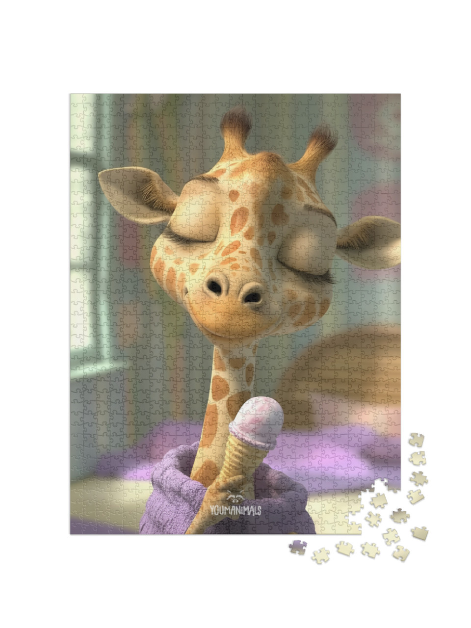 Puzzle 1000 Teile „YOUMANIMALS: Paula“