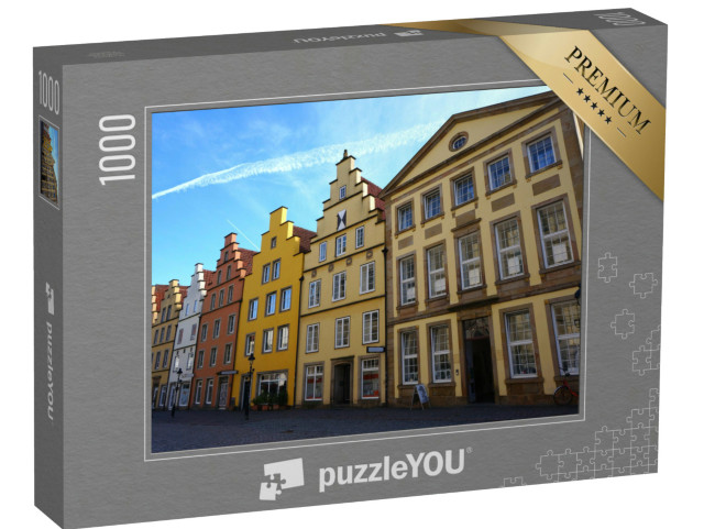 Puzzle 1000 Teile „Bunte Häuser, Osnabrück“