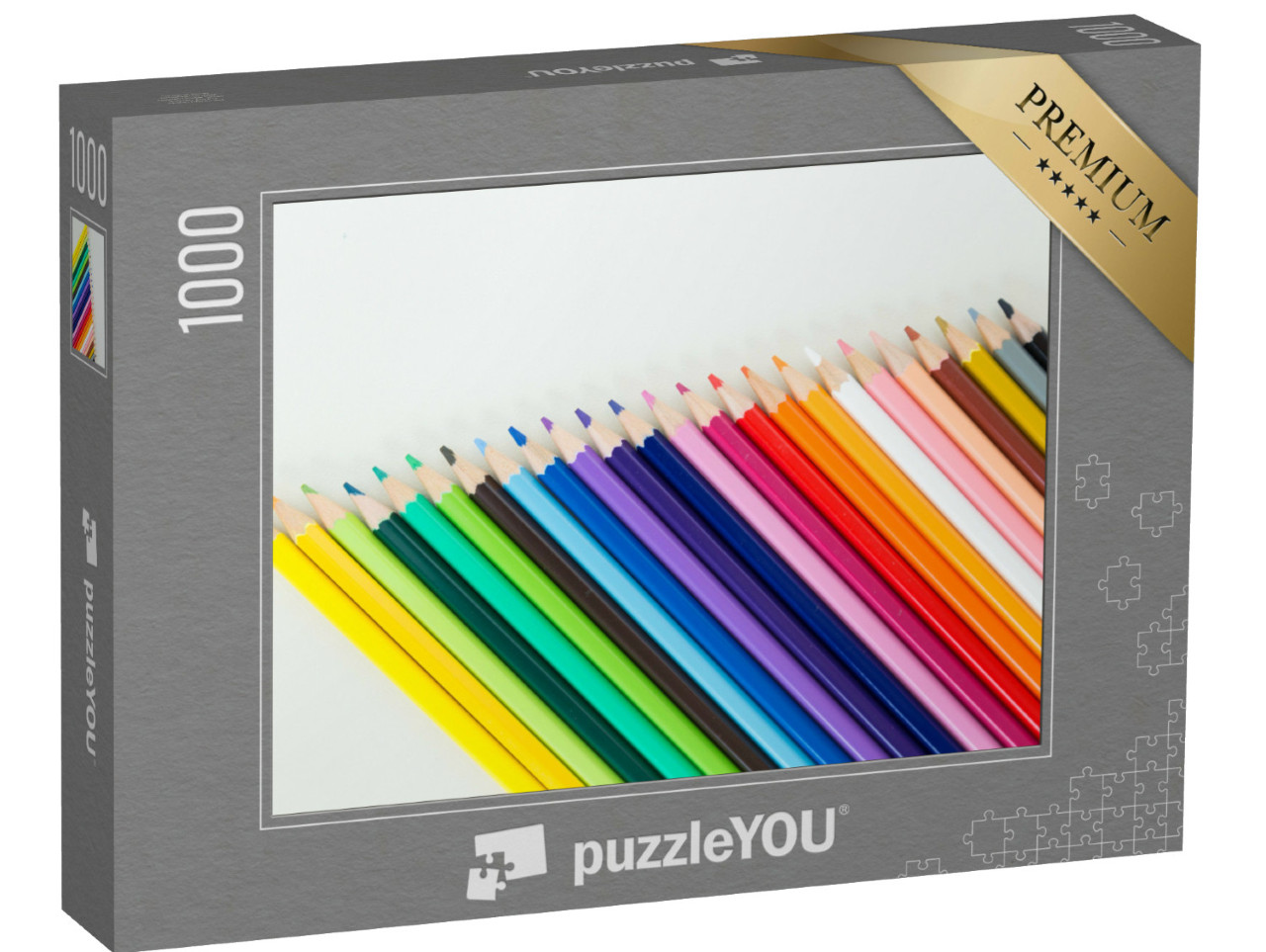 Puzzle 1000 Teile „Bunte Bleistifte“