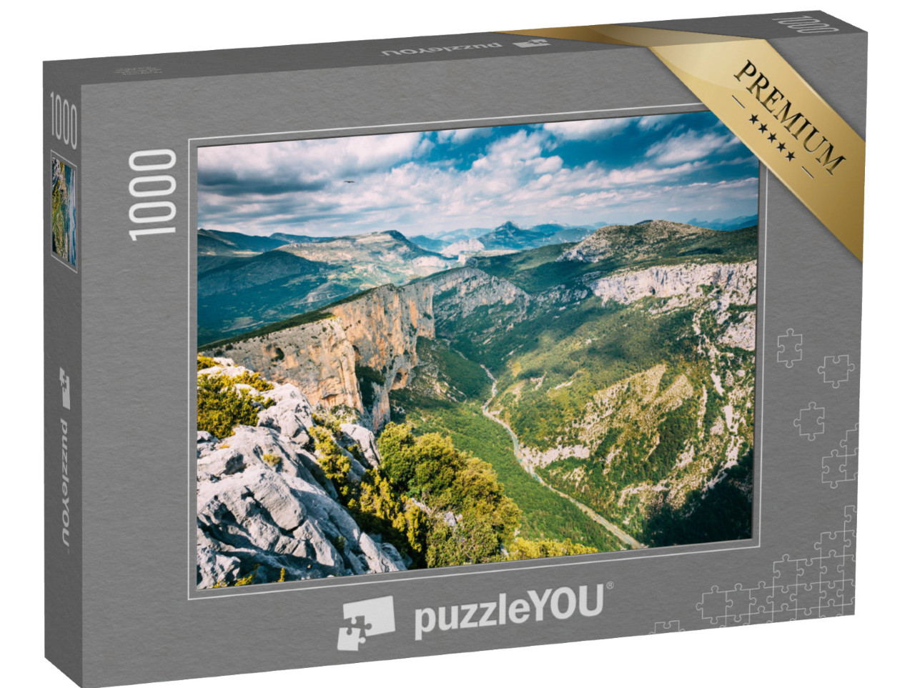 Puzzle 1000 Teile „Landschaft der Gorges Du Verdon im Südosten Frankreichs“