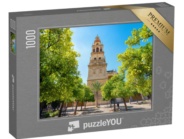 Puzzle 1000 Teile „Berühmter Glockenturm der Mezquita-Moschee in Córdoba, Andalusien“