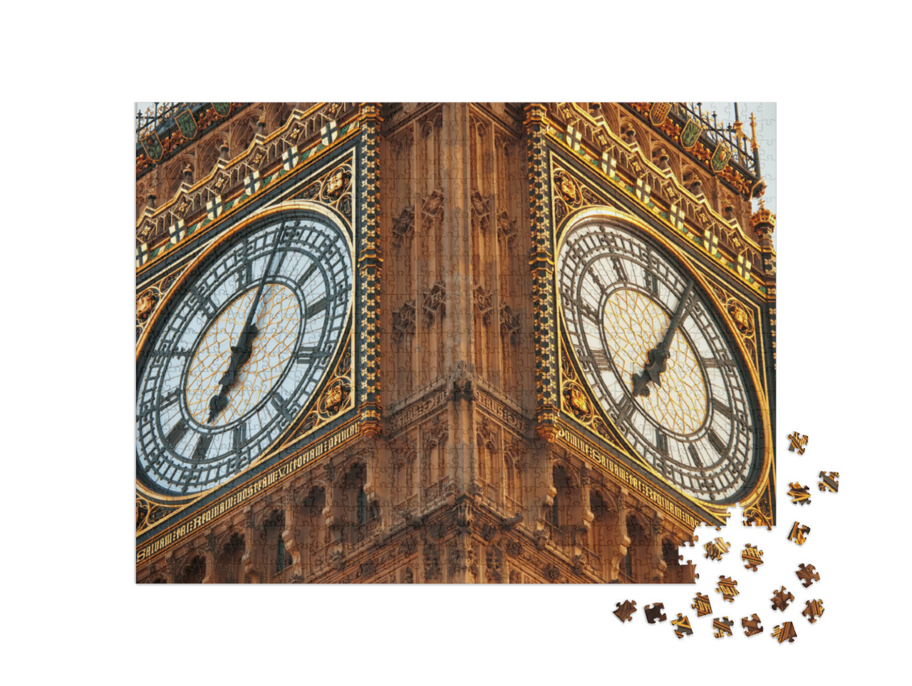 Puzzle 1000 Teile „Nahaufnahme von Big Ben in London“