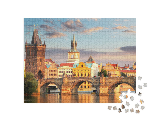 Puzzle 1000 Teile „Prag - Karlsbrücke, Tschechische Republik“