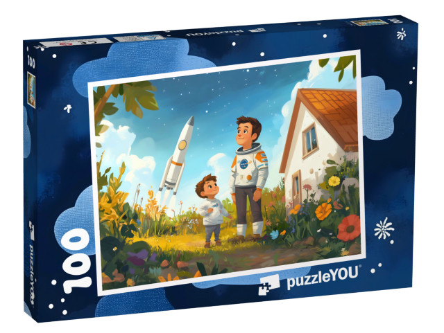 Puzzle 100 Teile „Der Zauber der Sternenwelt“