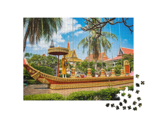 Puzzle 1000 Teile „Tempel in Siem Reap, Kambodscha“