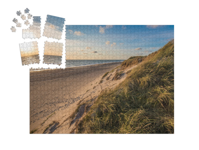 Puzzle „Nordseestrand, Küste Jütlands, Dänemark“ | SMART SORTED® 1000 Teile