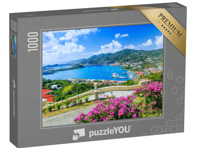 Puzzle 1000 Teile „Panorama: Karibik, St Thomas US Virgin Islands“